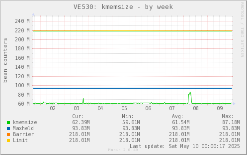 VE530: kmemsize